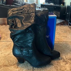 White Mountain boots.